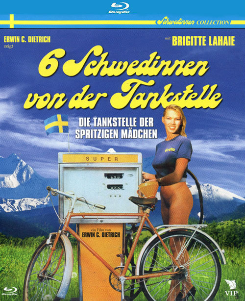 Sechs Schwedinnen von der Tankstelle : Six Swedes at a Pump (1980) - original poster - vintagepornfun.com