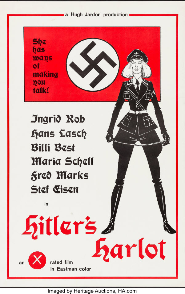 Hitler's Harlot 1973 - Original Poster - vintagepornfun.com