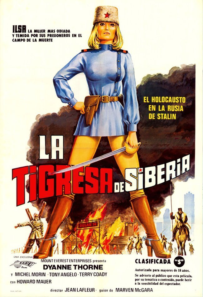 Ilsa the Tigress of Siberia (1977) - Original Poster - vintagepornfun.com