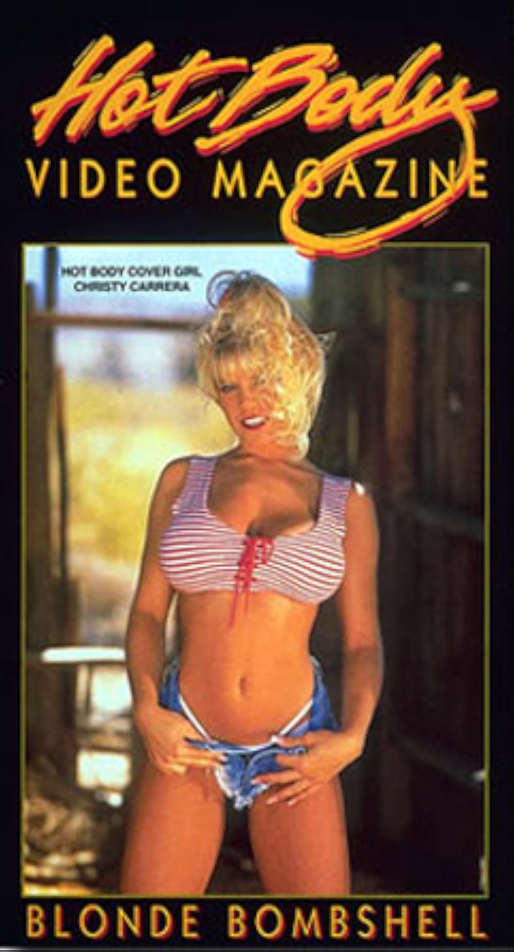 Hot Body Video Magazine: Blonde Bombshell (1995) - Original Poster - vintagepornfun.com