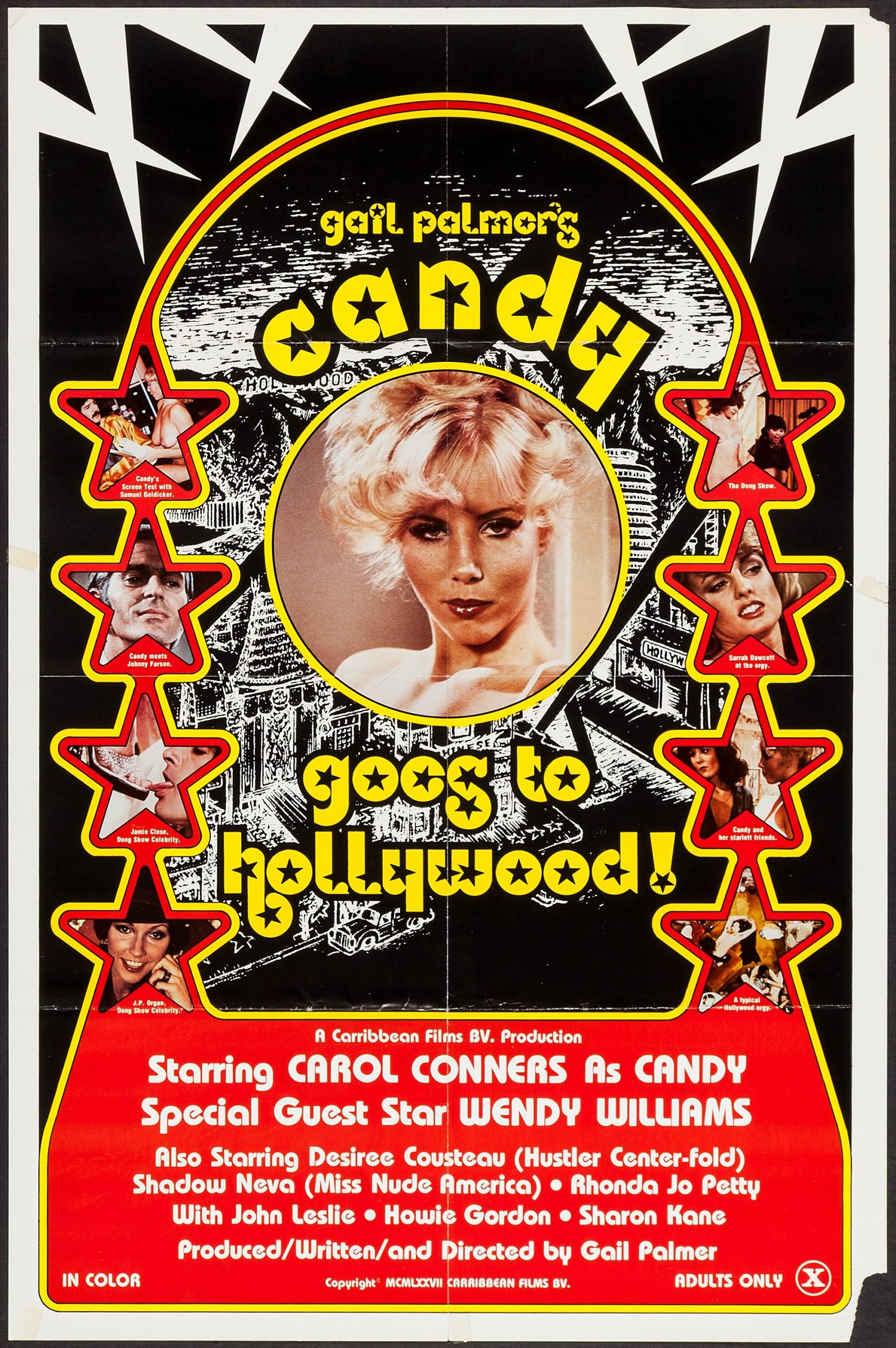 Candy Goes to Hollywood (1979) - Original Poster - vintagepornfun.com