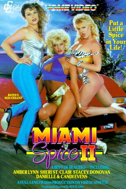 Miami Spice II (1988) - Original Poster - vintagepornfun.com