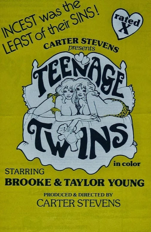 Teenage Twins (1978) - Original Poster - vintagepornfun.com