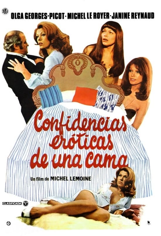 The Erotic Confessions of a Bed Too Welcoming (1973) - Original Poster - vintagepornfun.com