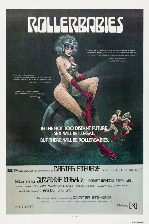 Rollerbabies (1976) - Original Poster - vintagepornfun.com
