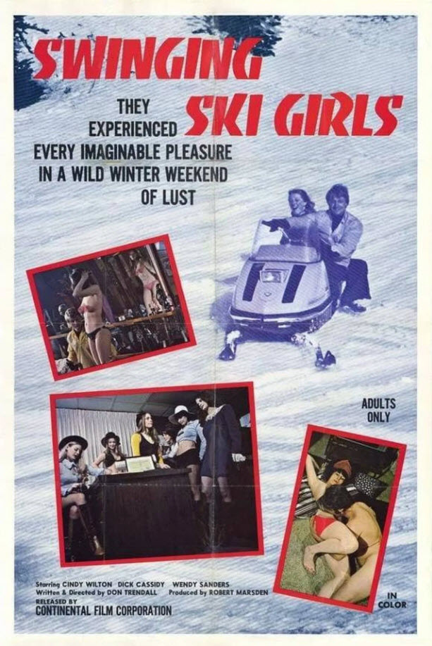 Swinging Ski Girls (1975) - Original Poster - vintagepornfun.com