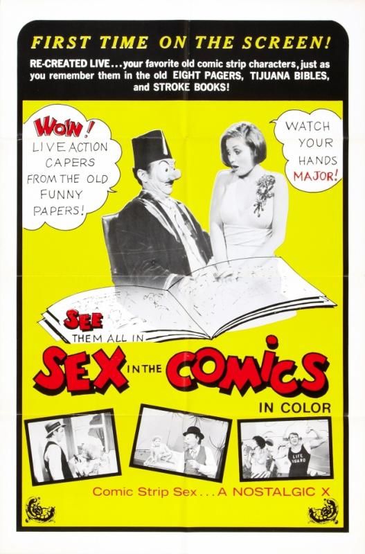 Sex in the Comics (1972) - Original Poster - vintagepornfun.com