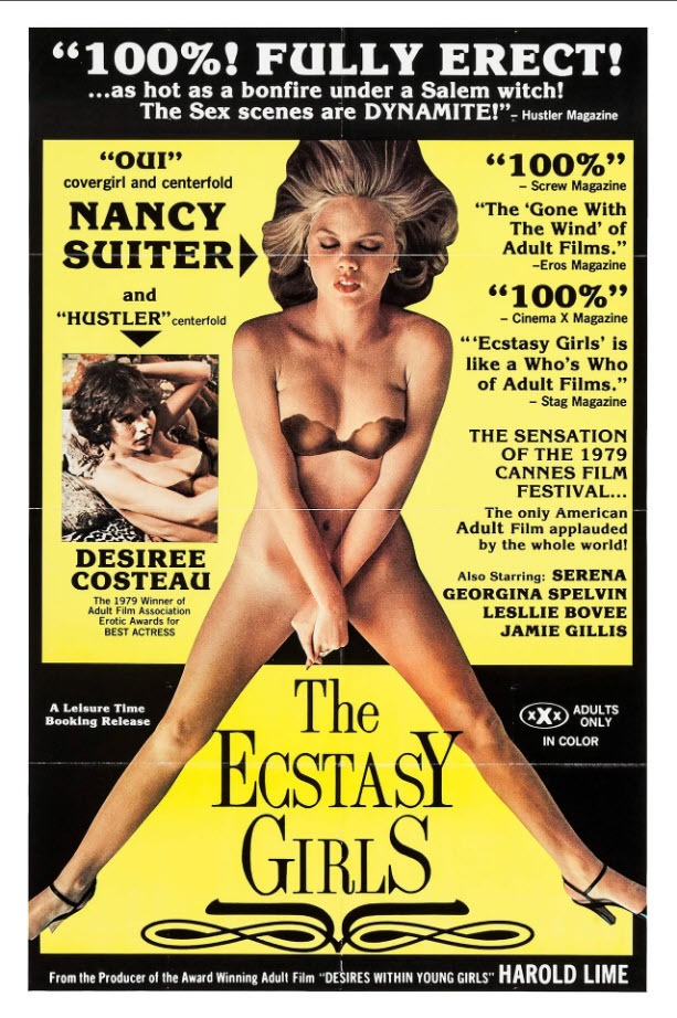 The Ecstasy Girls (1979) - Original Poster - vintagepornfun.com